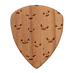 Orange Carved Pumpkins, Adoxali, Halloween Wood Guitar Pick (set Of 10) by kyorashop23