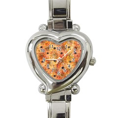 Spooky Spider Pattern, Adoxali, Halloween Heart Italian Charm Watch