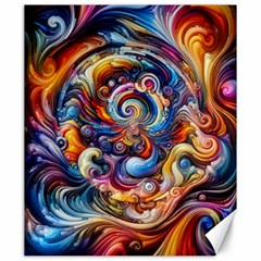 Dynamic Color Vortex Canvas 20  X 24  by ExtraAwesomeSauce