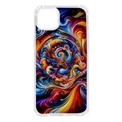 Dynamic Color Vortex Iphone 14 Plus Tpu Uv Print Case by ExtraAwesomeSauce