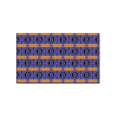 Bitcoin Logo Pattern Sticker Rectangular (10 Pack) by ExtraAwesomeSauce