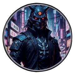 Cyberpunk Demon Samurai Wireless Fast Charger(black) by AwesomeSauce