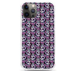 Sugar Skull Cat Pattern Iphone 12 Pro Max Tpu Uv Print Case by ExtraAwesomeSauce