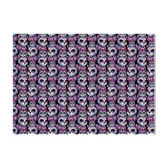 Sugar Skull Cat Pattern Crystal Sticker (a4) by ExtraAwesomeSauce