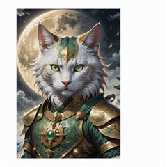 Epic Armored Cat Warrior Small Garden Flag (two Sides) by ExtraGoodSauce