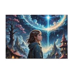 Enchanting Fantasy Night Sky Scene Sticker A4 (10 Pack) by ExtraAwesomeSauce