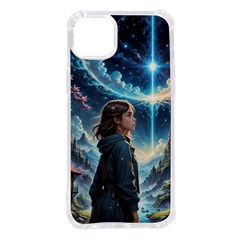 Enchanting Fantasy Night Sky Scene Iphone 14 Plus Tpu Uv Print Case by ExtraAwesomeSauce