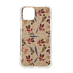 Leaves Pattern Teal Seamless Fall Iphone 11 Pro 5 8 Inch Tpu Uv Print Case by Posterlux