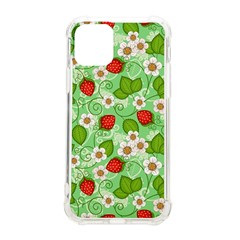 Strawberries Pattern Seamless Iphone 11 Pro 5 8 Inch Tpu Uv Print Case by Posterlux