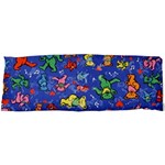 Grateful Dead Dancing Bears Pattern 17 x47  Body Pillow Case Dakimakura (Two Sides) Back