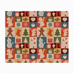 Cute Christmas Seamless Pattern Vector  - Small Glasses Cloth by Ket1n9