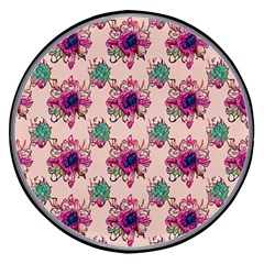 Retro 1880s Flowers Pattern 10 Wireless Fast Charger(black) by violetheavensky