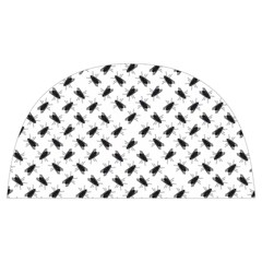 Fly Phot Motif Seamless Black And White Pattern Anti Scalding Pot Cap by dflcprintsclothing