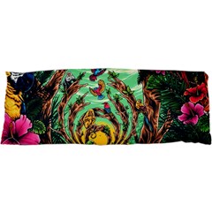 Monkey Tiger Bird Parrot Forest Jungle Style 25 x67  Body Pillow Case Dakimakura (two Sides)