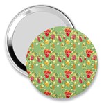 Retro 1880s Flowers Pattern 17 3  Handbag Mirrors Front