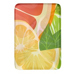 Citrus Fruit Healthy Vitamin Rectangular Glass Fridge Magnet (4 Pack) by Paksenen