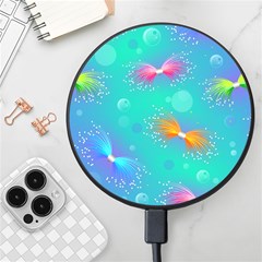 Christmas Pattern Wireless Fast Charger(black) by Paksenen