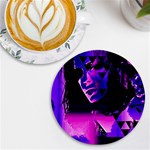 Counting Coup Ultraviolet UV Print Round Tile Coaster Front