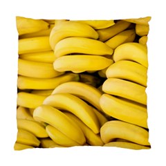 Bananas, Macro, Fruits, Ripe Bananas Standard Cushion Case (two Sides) by kyorashop23