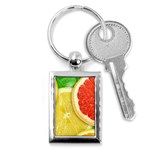 Fruit, Lemon Key Chain (Rectangle) Front