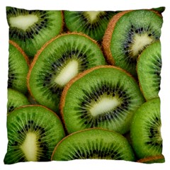 Kiwi Texture, Background With Kiwi, Fruits, Kiwi Standard Premium Plush Fleece Cushion Case (one Side) by kyorashop23