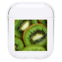 Kiwi Texture, Background With Kiwi, Fruits, Kiwi Hard Pc Airpods 1/2 Case by kyorashop23