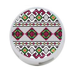 Ukrainian Folk Seamless Pattern Ethnic Ornament Border Element Traditional 4-port Usb Hub (one Side) by Grandong