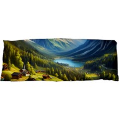 Forest Landscape Nature Trees 25 x67  Body Pillow Case Dakimakura (two Sides)