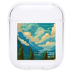 Mountains Rural Countryside Sky Hard Pc Airpods 1/2 Case by Salmanaz77