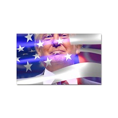 Donald Trump Flag Sticker (rectangular) by vintagetrump