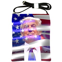 Donald Trump Flag Shoulder Sling Bag by vintagetrump