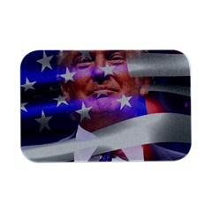 Donald Trump Flag Open Lid Metal Box (silver)   by vintagetrump