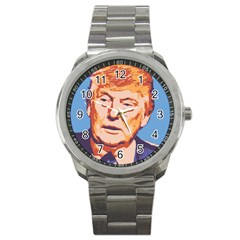 Orange Donald Trump Sport Metal Watch by vintagetrump