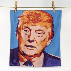 Orange Donald Trump Face Towel by vintagetrump