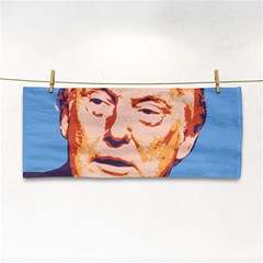 Orange Donald Trump Hand Towel by vintagetrump