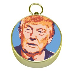 Orange Donald Trump Gold Compasses by vintagetrump