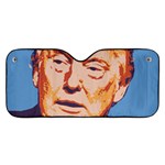 Orange Donald Trump Car Windshield Sunshade Front