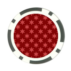 Illustrations Red Abstract Pattern Seamless Texture Poker Chip Card Guard (10 Pack) by Hannah976