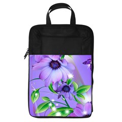 Purple Flower Nature Foldable Shoe Storage Bag by Posterlux