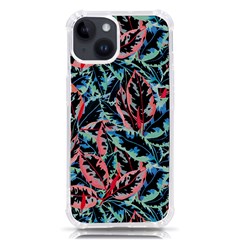 Leaves Pattern Patterns Colorful Iphone 14 Tpu Uv Print Case by Posterlux