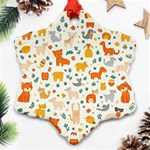 Pet Animal 04 Ornament (Snowflake) Front