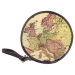 Retro Old Vintage Map Of Europe Classic 20-CD Wallets Front