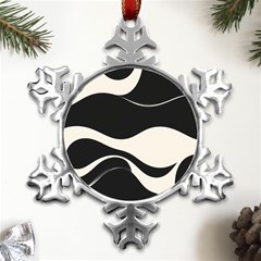 A Minimalist Pattern With Simple Lines And Shapes, Creating A Clean And Modern Aesthetic 06 Metal Small Snowflake Ornament by myclothy