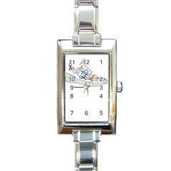 20250102 085528 Rectangle Italian Charm Watch by ShopIQ7shop