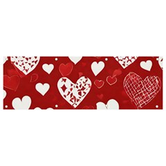 Valentine Banner And Sign 9  X 3  by pollyparadiseartshop