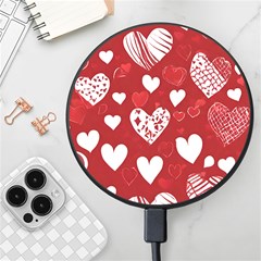 Valentine Wireless Fast Charger(black) by pollyparadiseartshop