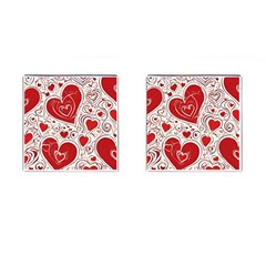 Be My Valentine Cufflinks (square) by pollyparadiseartshop