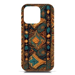 Tribal Chic Iphone 16 Pro Black Uv Print Pc Hardshell Case