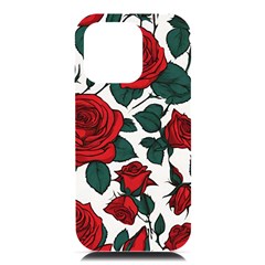 Roses Iphone 16 Pro Max Black Uv Print Pc Hardshell Case