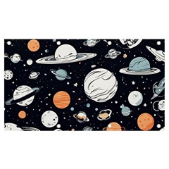 Space Galaxy Universe Stars Sky Banner And Sign 7  X 4  by Paksenen